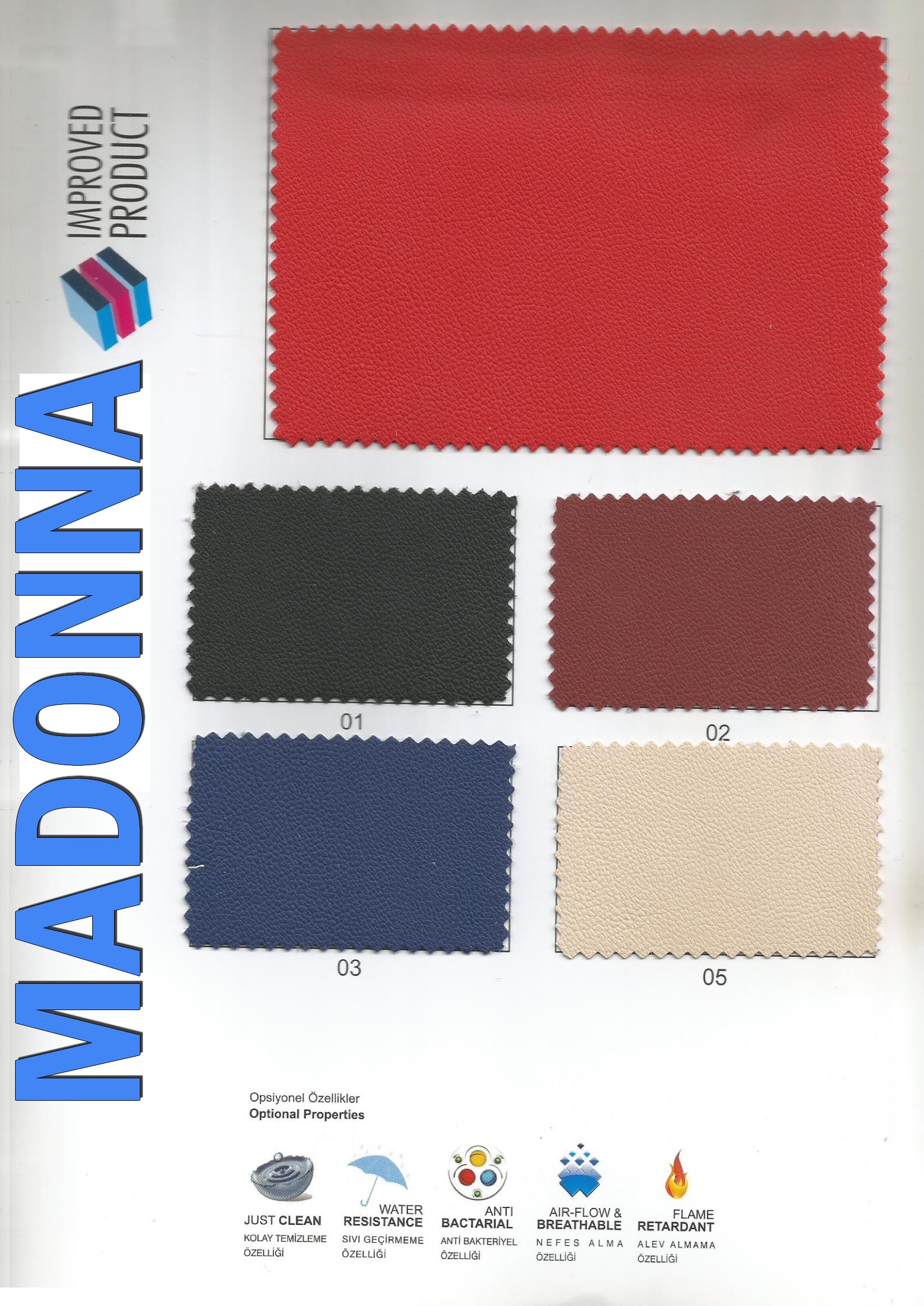 Döşemelik Deri Renkleri Madonna 1